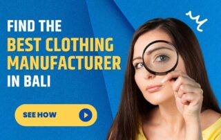 Best clothing manufacturer in bali