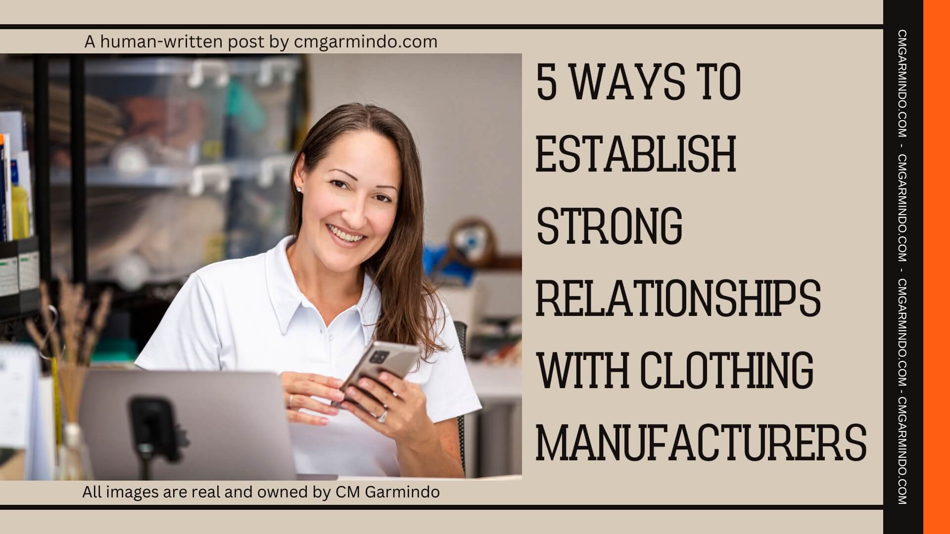 Learning to establish strong relationships with clothing manufacturers to grow your fashion brand