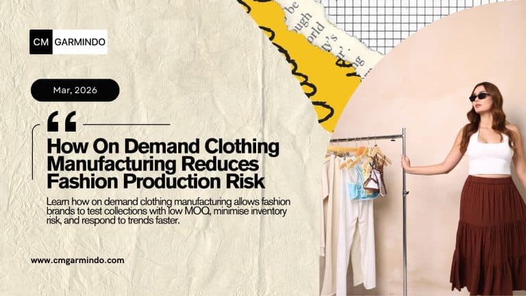 How On Demand Clothing Manufacturing Reduces Fashion Production Risk - cmgarmindo.com