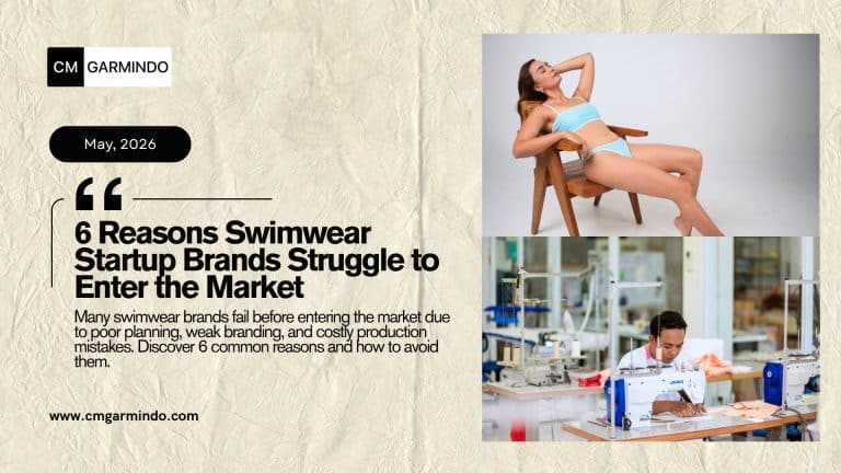 Many swimwear brands fail before entering the market due to poor planning, weak branding, and costly production mistakes. Discover 6 common reasons and how to avoid them - cmgarmindo.com